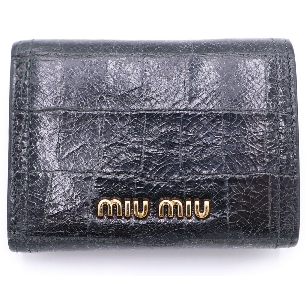 Miu Miu Croco Wallet