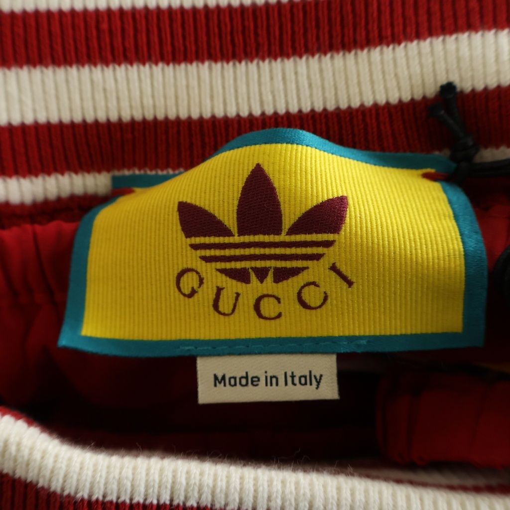Gucci Adidas Viscose Cotton Knitted Pleated Wide Pants — view 6