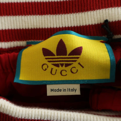 Gucci Adidas Viscose Cotton Knitted Pleated Wide Pants — view 6