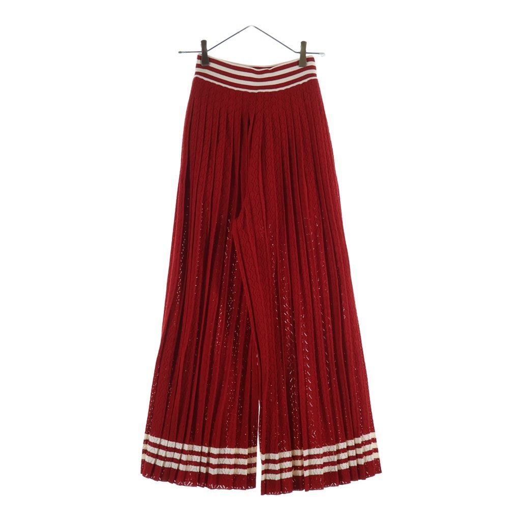 Gucci Adidas Viscose Cotton Knitted Pleated Wide Pants — view 2