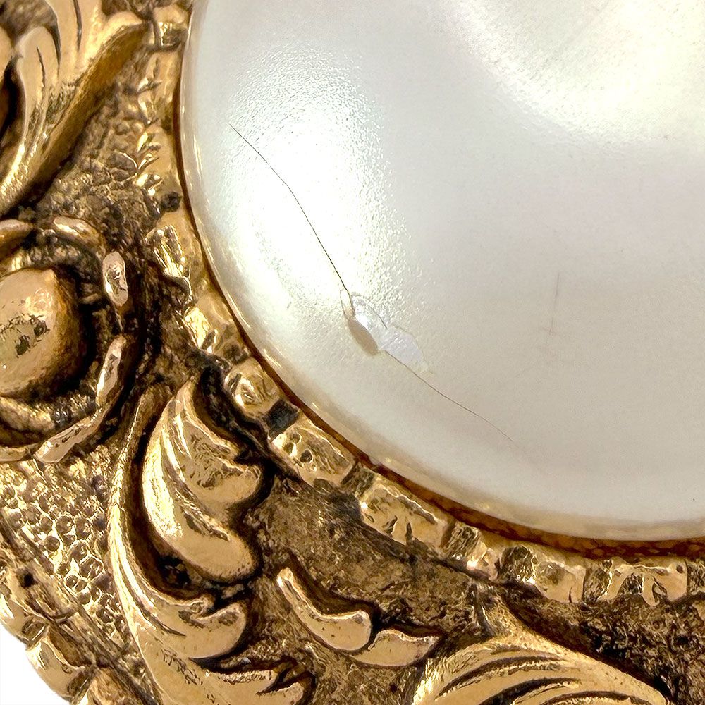 Chanel Faux Pearl Brooch — view 4