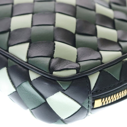 Bottega Veneta Intrecciato Leather Beauty Pouch Black — view 5