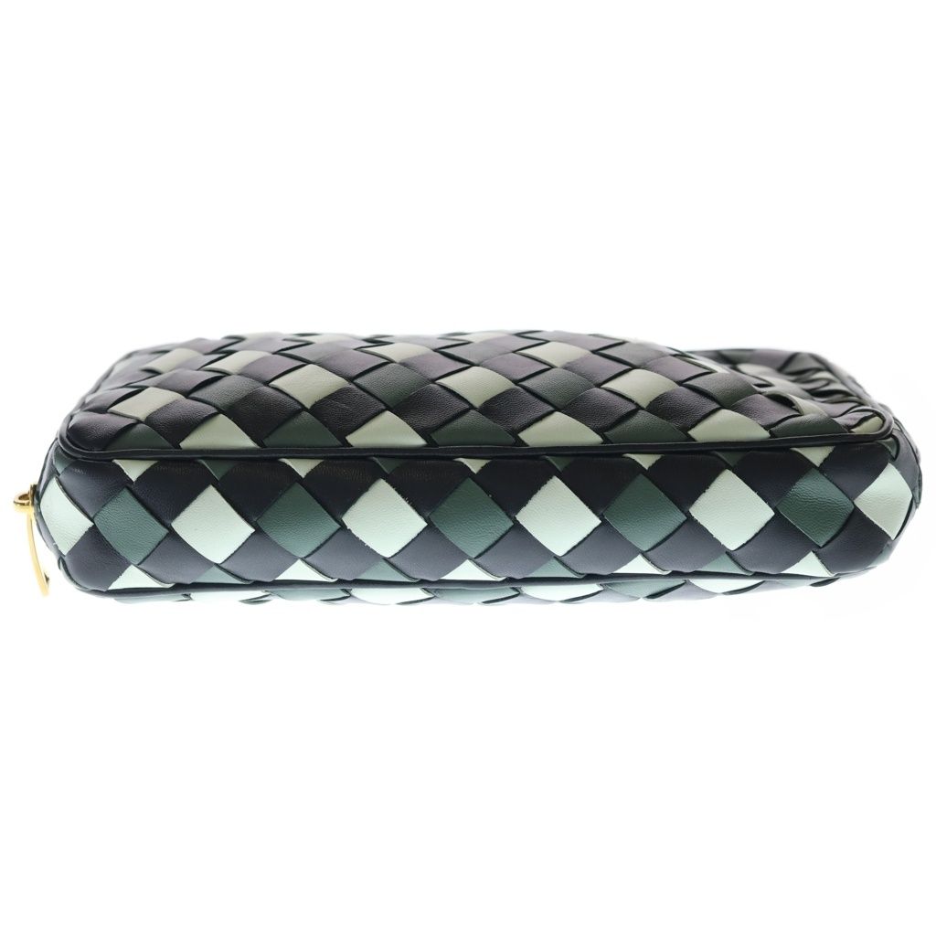 Bottega Veneta Intrecciato Leather Beauty Pouch Black — view 4