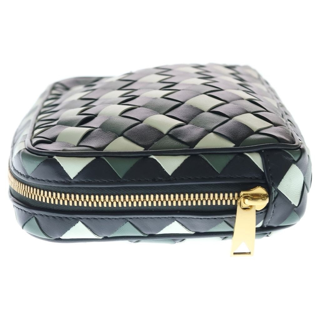 Bottega Veneta Intrecciato Leather Beauty Pouch Black — view 3
