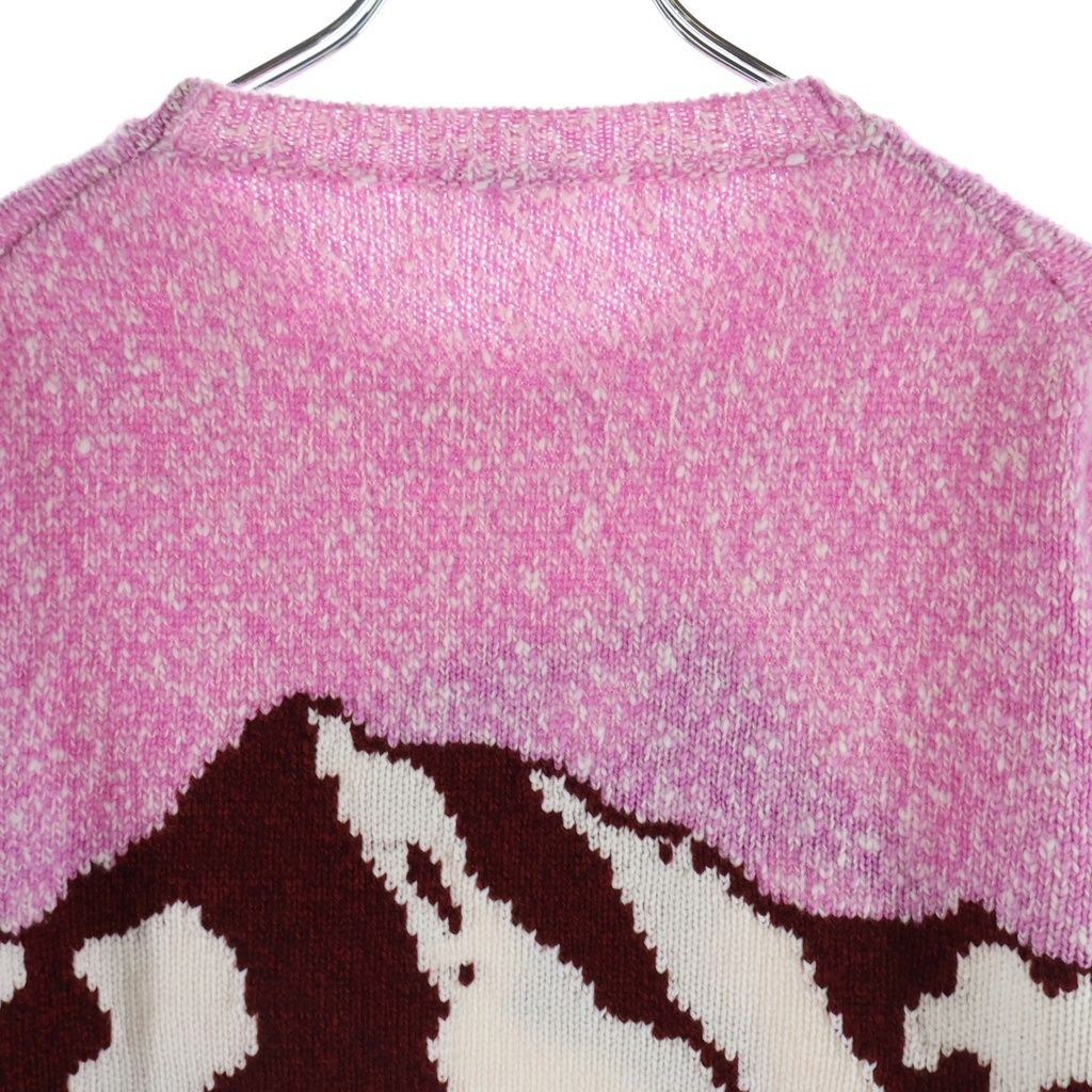 Chanel Cashmere Blend Wool Knit Sweater Pink — view 4