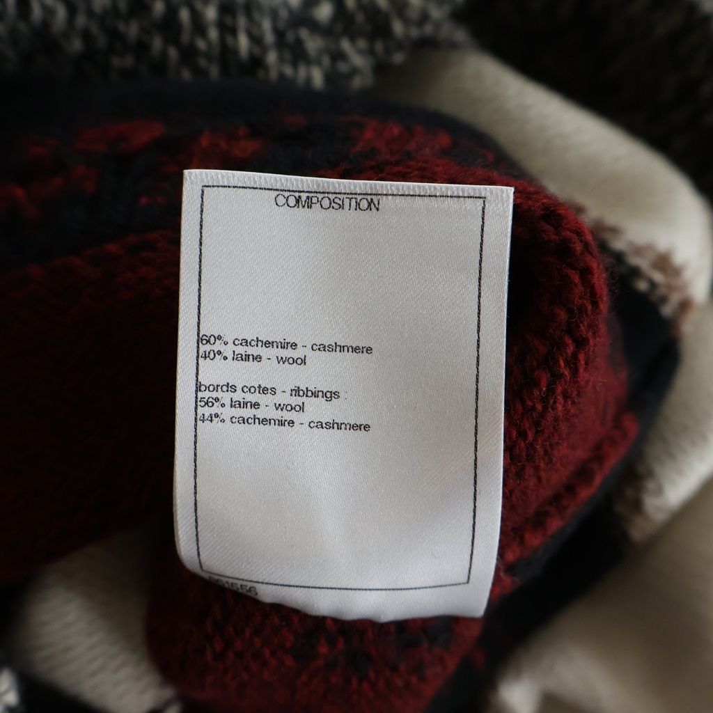 Chanel Cashmere Blend Wool Knit Sweater Pink — view 8