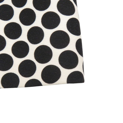Louis Vuitton Dot Wool Silk White Black Sleeveless Dress — view 5