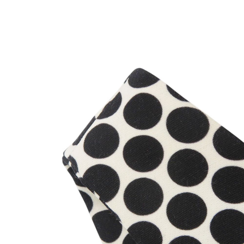 Louis Vuitton Dot Wool Silk White Black Sleeveless Dress — view 4