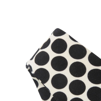 Louis Vuitton Dot Wool Silk White Black Sleeveless Dress — view 4