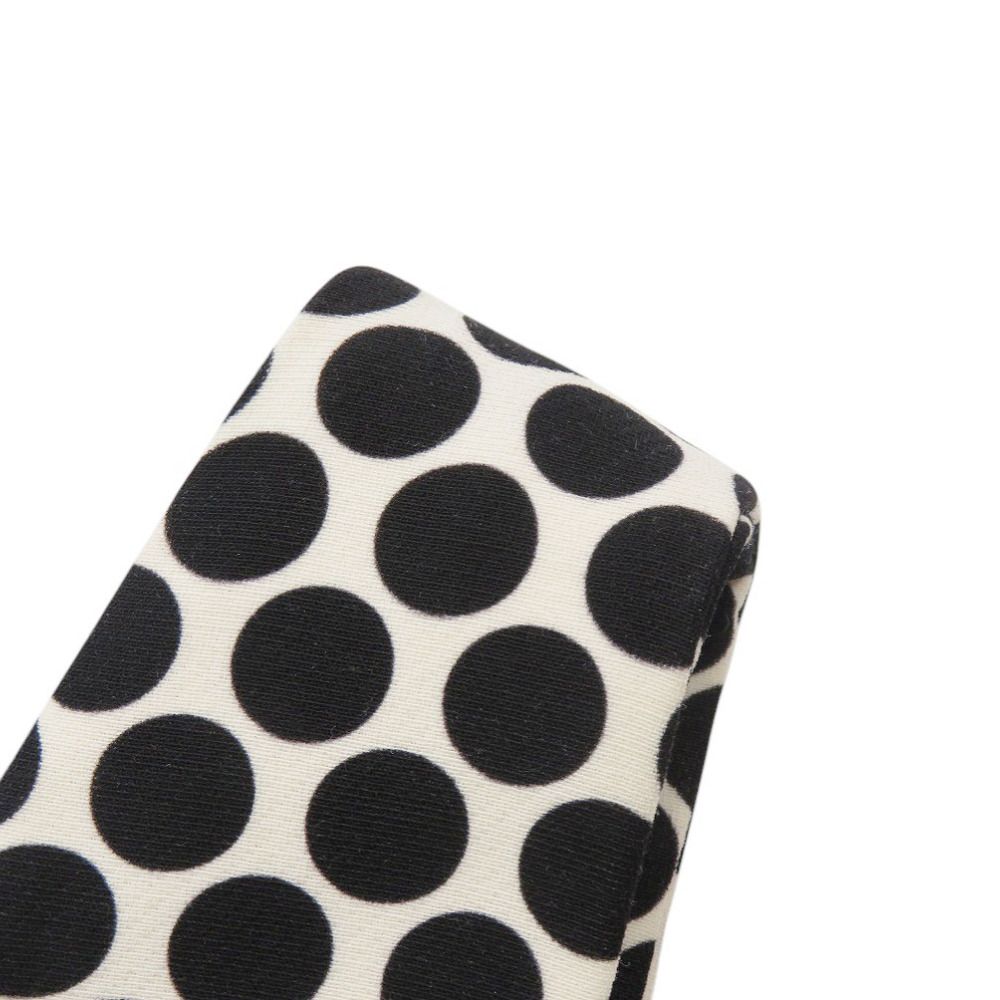 Louis Vuitton Dot Wool Silk White Black Sleeveless Dress — view 3