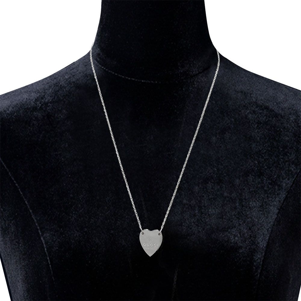 Gucci Logo Necklace Silver — view 5
