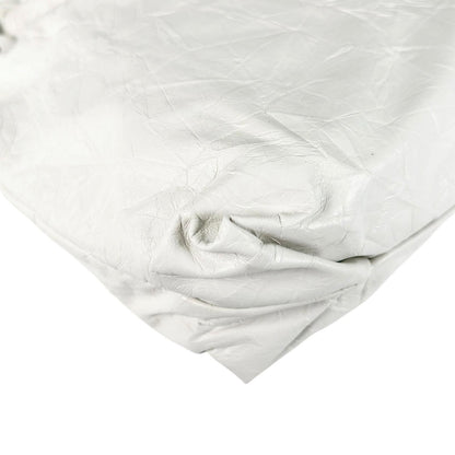 Balenciaga Crush XS Handbag Patent White — view 8