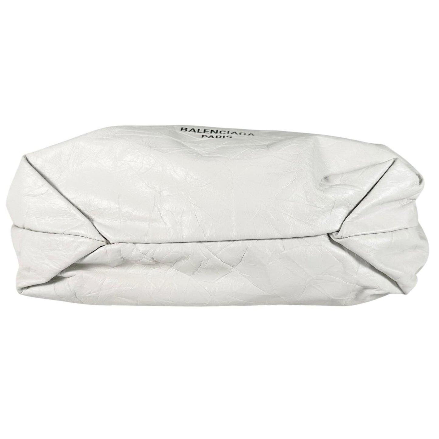 Balenciaga Crush XS Handbag Patent White — view 4