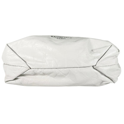 Balenciaga Crush XS Handbag Patent White — view 4