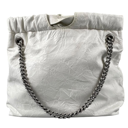 Balenciaga Crush XS Handbag Patent White — view 2