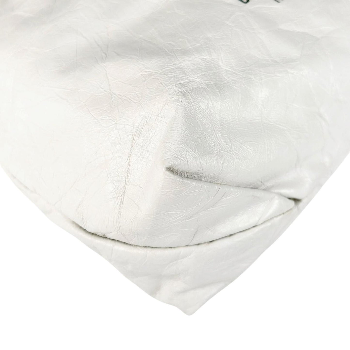Balenciaga Crush XS Handbag Patent White — view 6