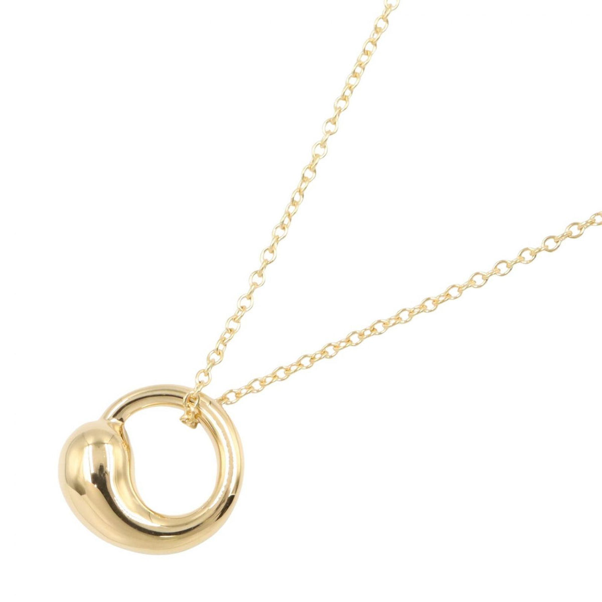 Tiffany & Co Necklace Eternal Circle 40.5 18K