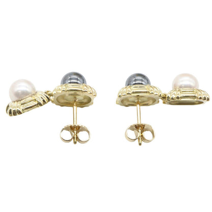 Tiffany & Co Earrings Pearl Hematite 18K — view 2