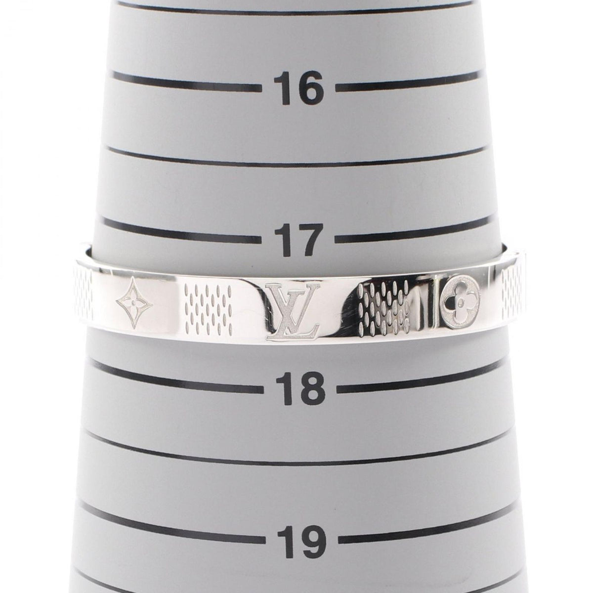 Louis Vuitton Bracelet Bangle Damier Heritage Stainless Steel — view 6