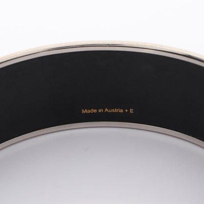 Hermes Bangle Enamel GM Horse Pattern Stainless Steel Bracelet — view 5