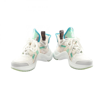 Louis Vuitton Sneakers LV Line White Leather Multicolor 36 — view 3