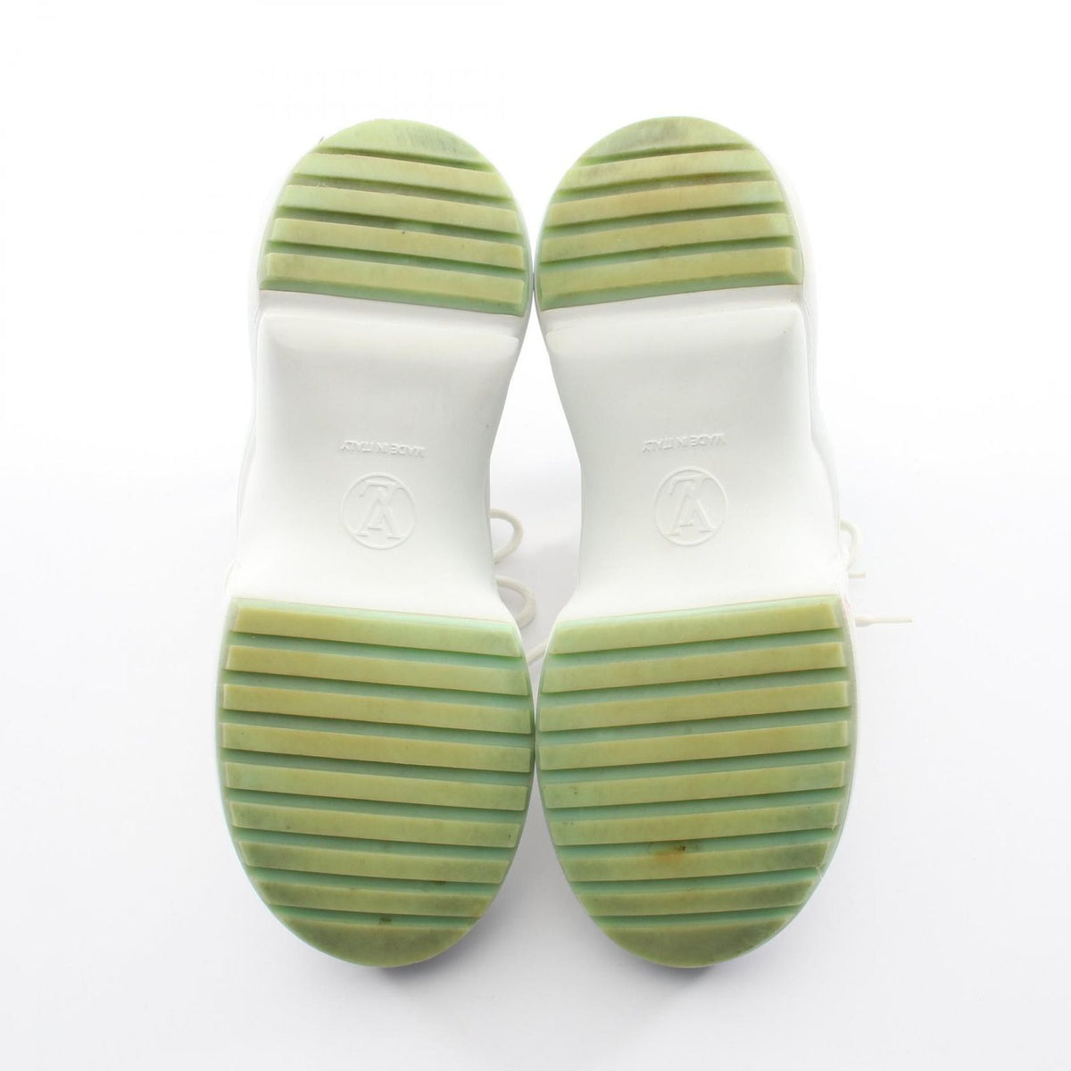 Louis Vuitton Sneakers LV Line White Leather Multicolor 36 — view 4