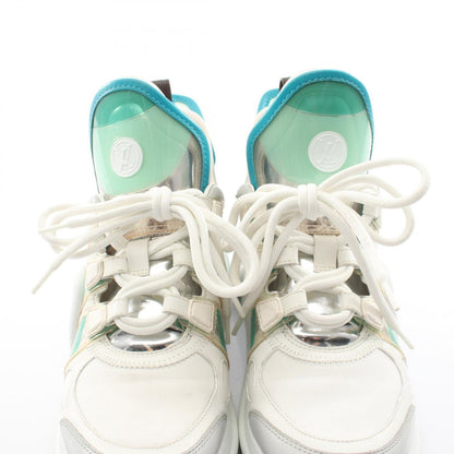 Louis Vuitton Sneakers LV Line White Leather Multicolor 36 — view 8