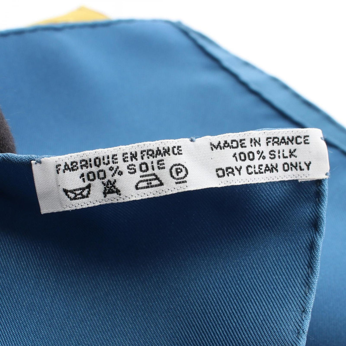 Hermes Scarf Carre 90 Brides de Gala Blue Silk — view 3