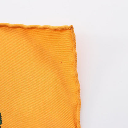 Hermes Scarf Carre 90 Ombrelles Et Parapluies Orange Silk — view 7
