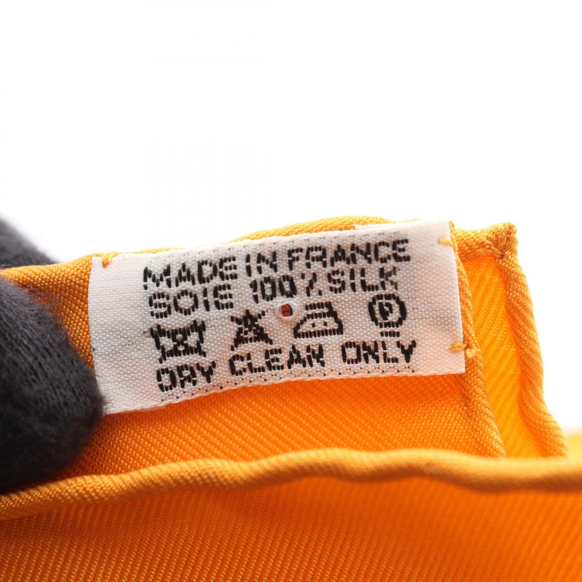 Hermes Scarf Carre 90 Ombrelles Et Parapluies Orange Silk — view 3