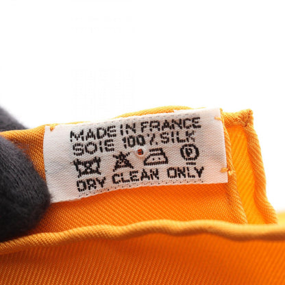 Hermes Scarf Carre 90 Ombrelles Et Parapluies Orange Silk — view 3