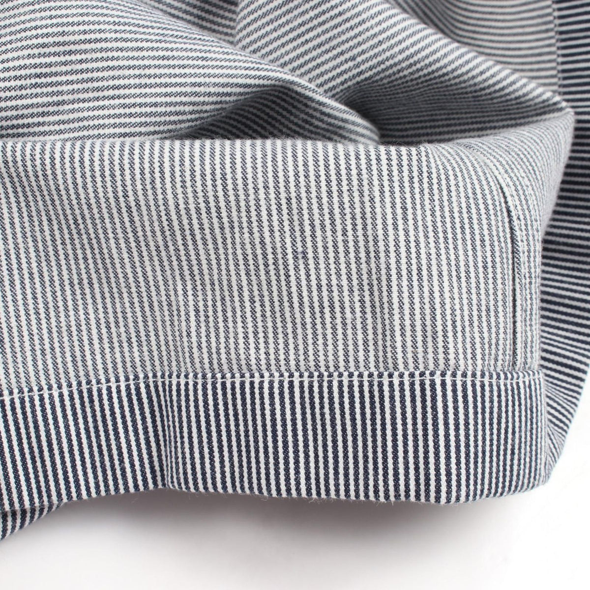Celine Dress Triomphe Button Stripe Denim Cotton — view 5