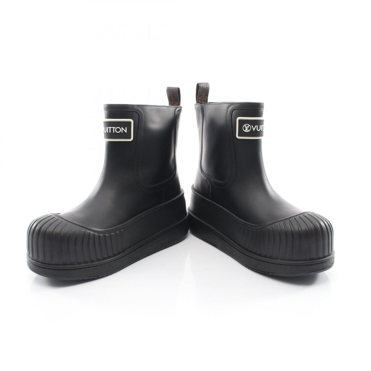 Louis Vuitton Boots Pola Line Black Leather — view 3