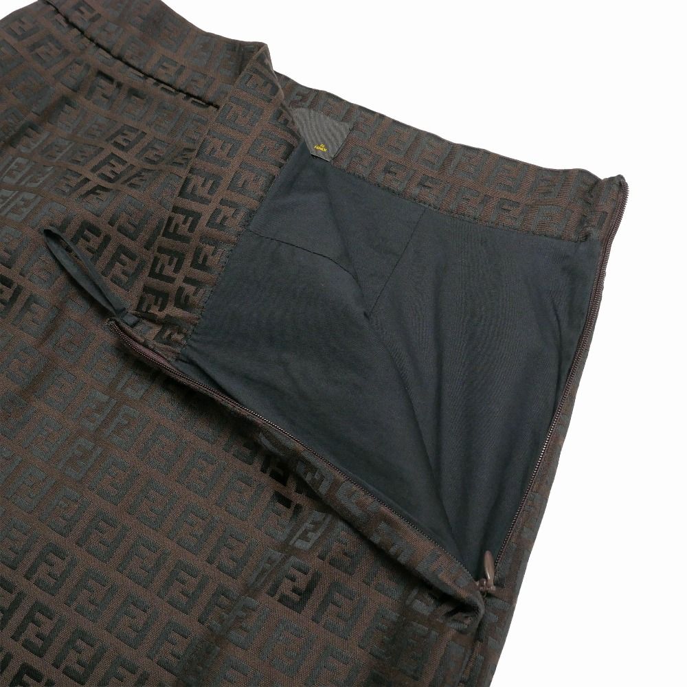 Fendi Vintage Skirt 42 FF Zucca Tight — view 4