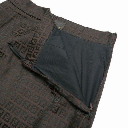 Fendi Vintage Skirt 42 FF Zucca Tight — view 4