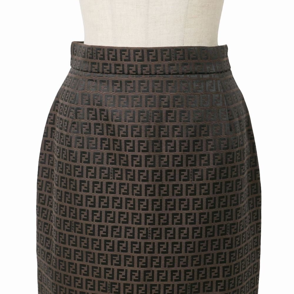 Fendi Vintage Skirt 42 FF Zucca Tight — view 2