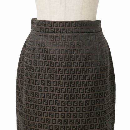 Fendi Vintage Skirt 42 FF Zucca Tight — view 2