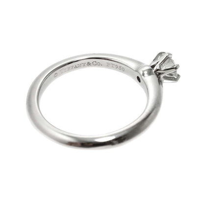 Tiffany & Co Solitaire Ring Diamond Platinum — view 3