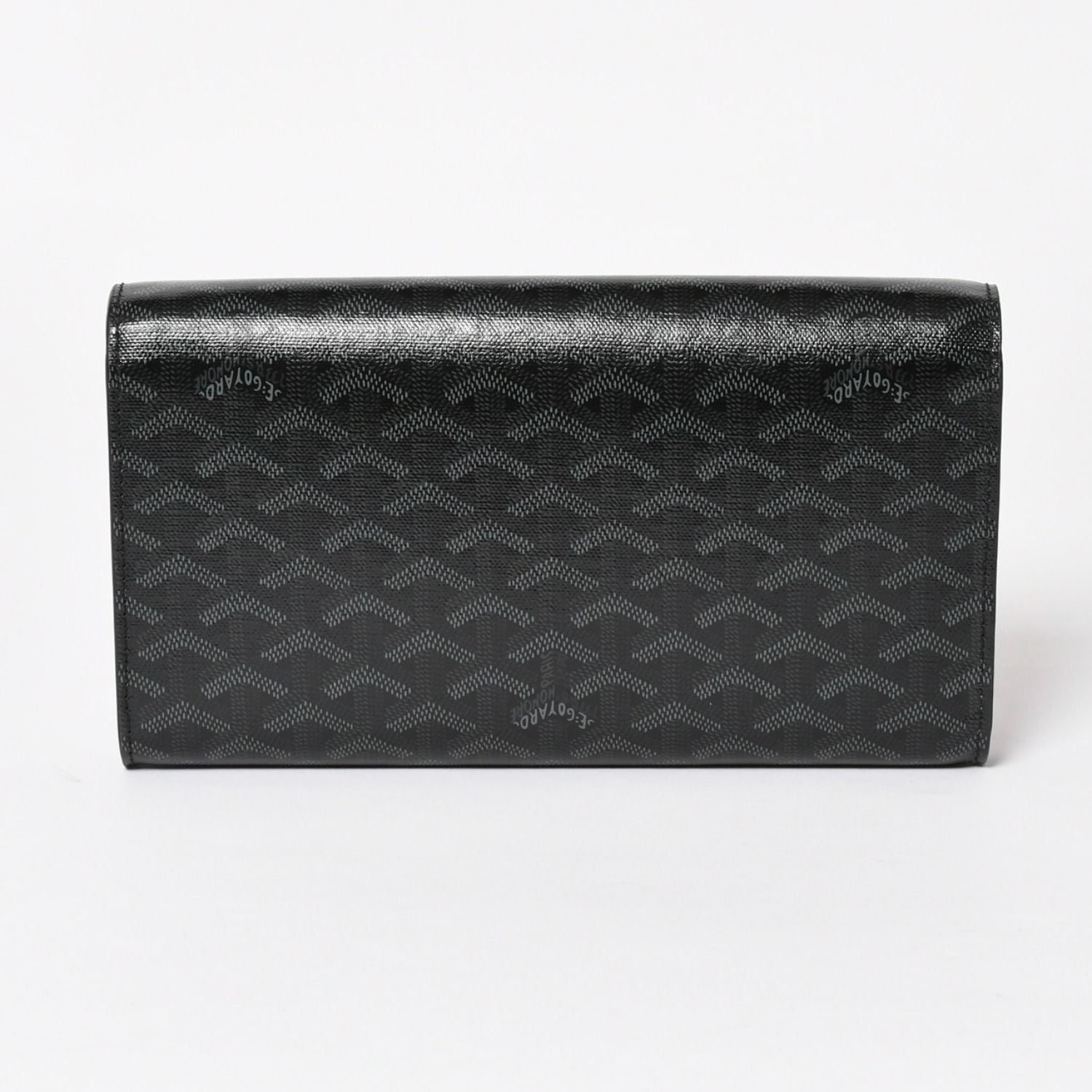 Goyard Monte Carlo PM Clutch 2-Way Limited Color Jet Black Silver — view 3