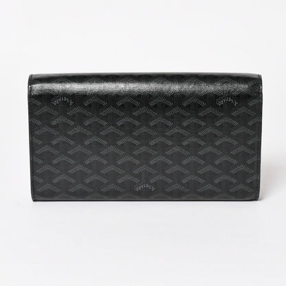 Goyard Monte Carlo PM Clutch 2-Way Limited Color Jet Black Silver — view 3
