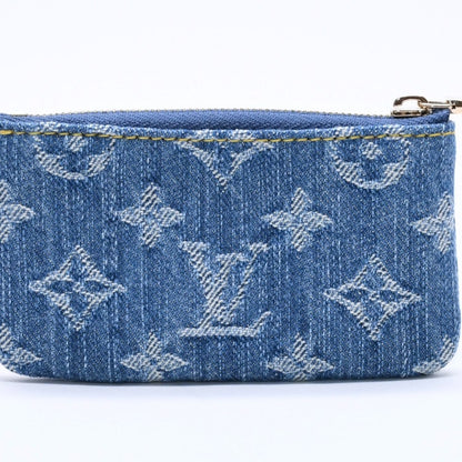 Louis Vuitton Pochette Cles Monogram Cherry Denim Coin Purse Takashi Murakami — view 3