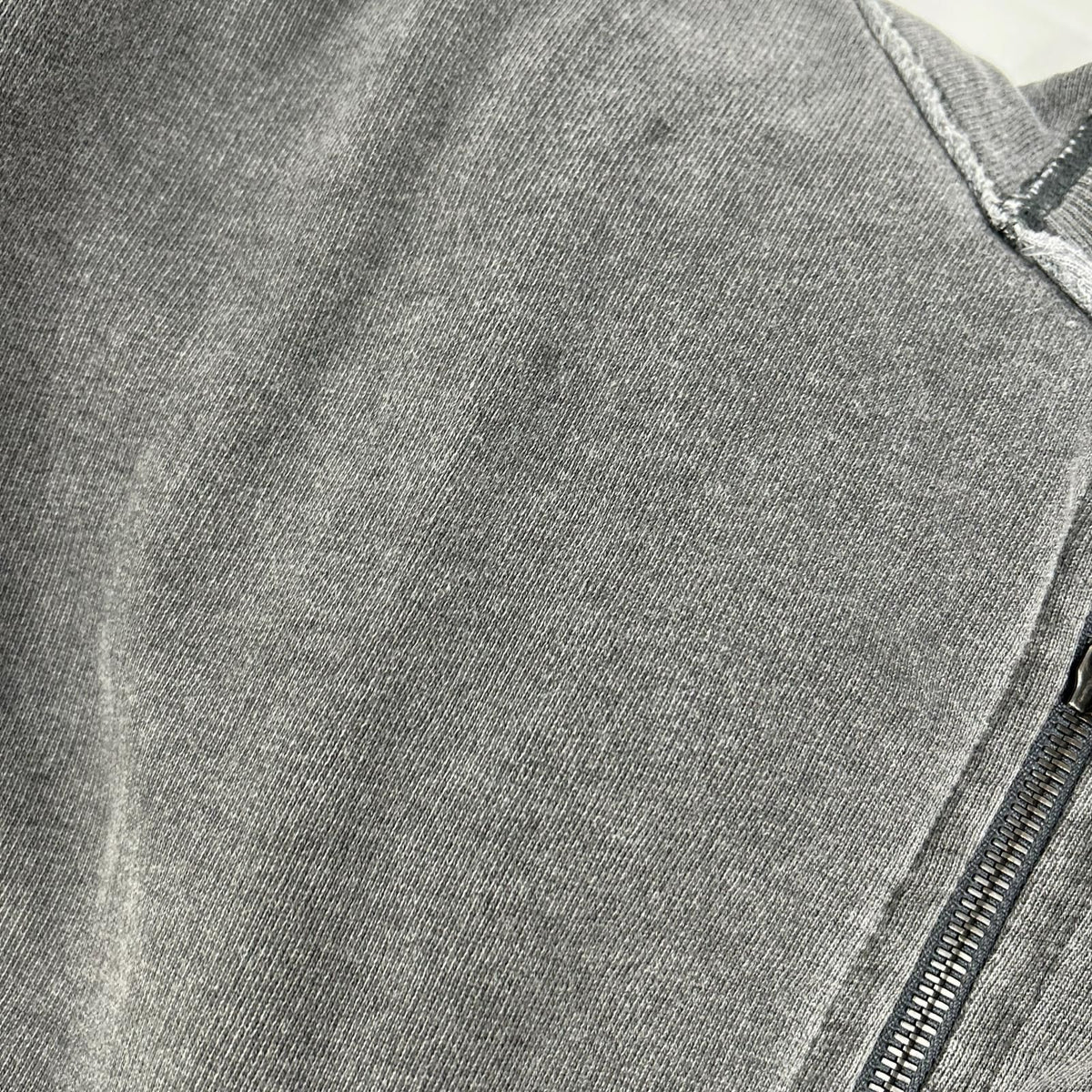 Dolce & Gabbana Gray Cotton Logo Plate Zip Up Hoodie 54 — view 7