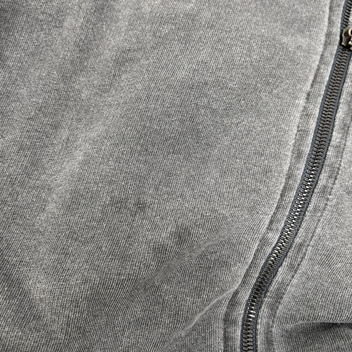 Dolce & Gabbana Gray Cotton Logo Plate Zip Up Hoodie 54 — view 6
