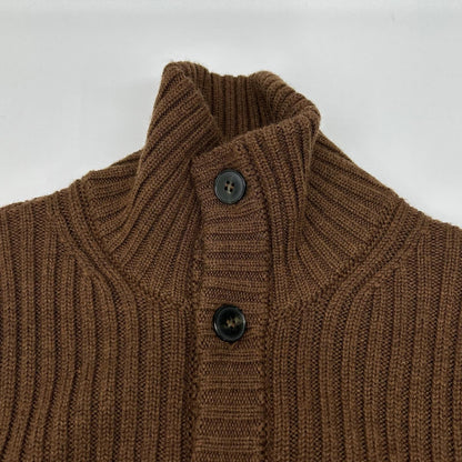 Dolce & Gabbana Brown Rib Knit Cardigan 44 — view 7