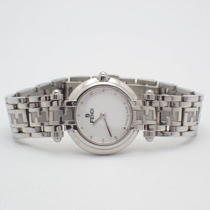 Fendi Quartz Watch White Dial SS Kannon Buckle Pawn — view 2