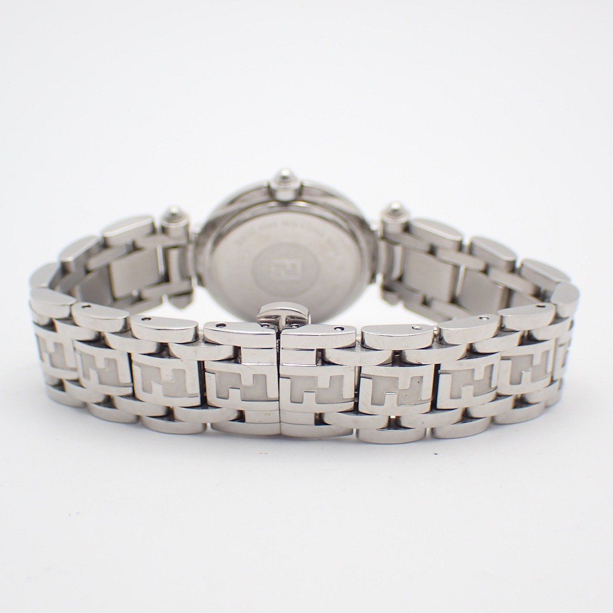 Fendi Quartz Watch White Dial SS Kannon Buckle Pawn — view 3