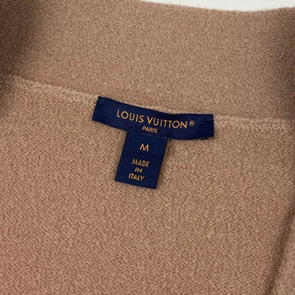 Louis Vuitton Long Knit Cardigan Anchor Button Pink Beige Wool — view 7
