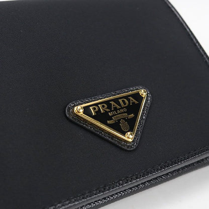 Prada Triangle Bifold Wallet Nylon — view 6