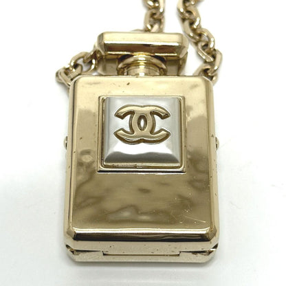 Chanel Necklace Perfume Bottle Metal Champagne Gold — view 6