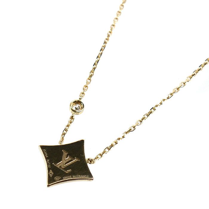 Louis Vuitton 18K Yellow Gold Star Blossom BB Necklace Diamond 38.5 40.5 — view 2